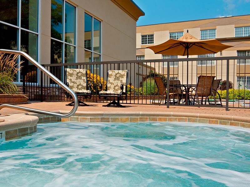 Enjoy our relaxing whirlpool.