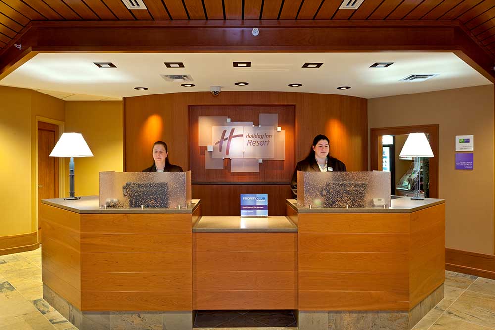 Reception Desk in Lobby