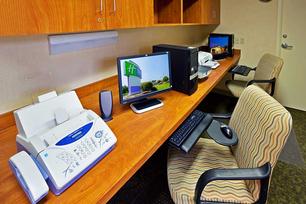 Business Center with Computer and Fax